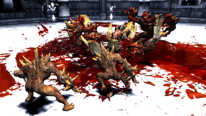 Illustration for article titled One Of These Splatterhouse Screens Is Actually Quite Pleasant